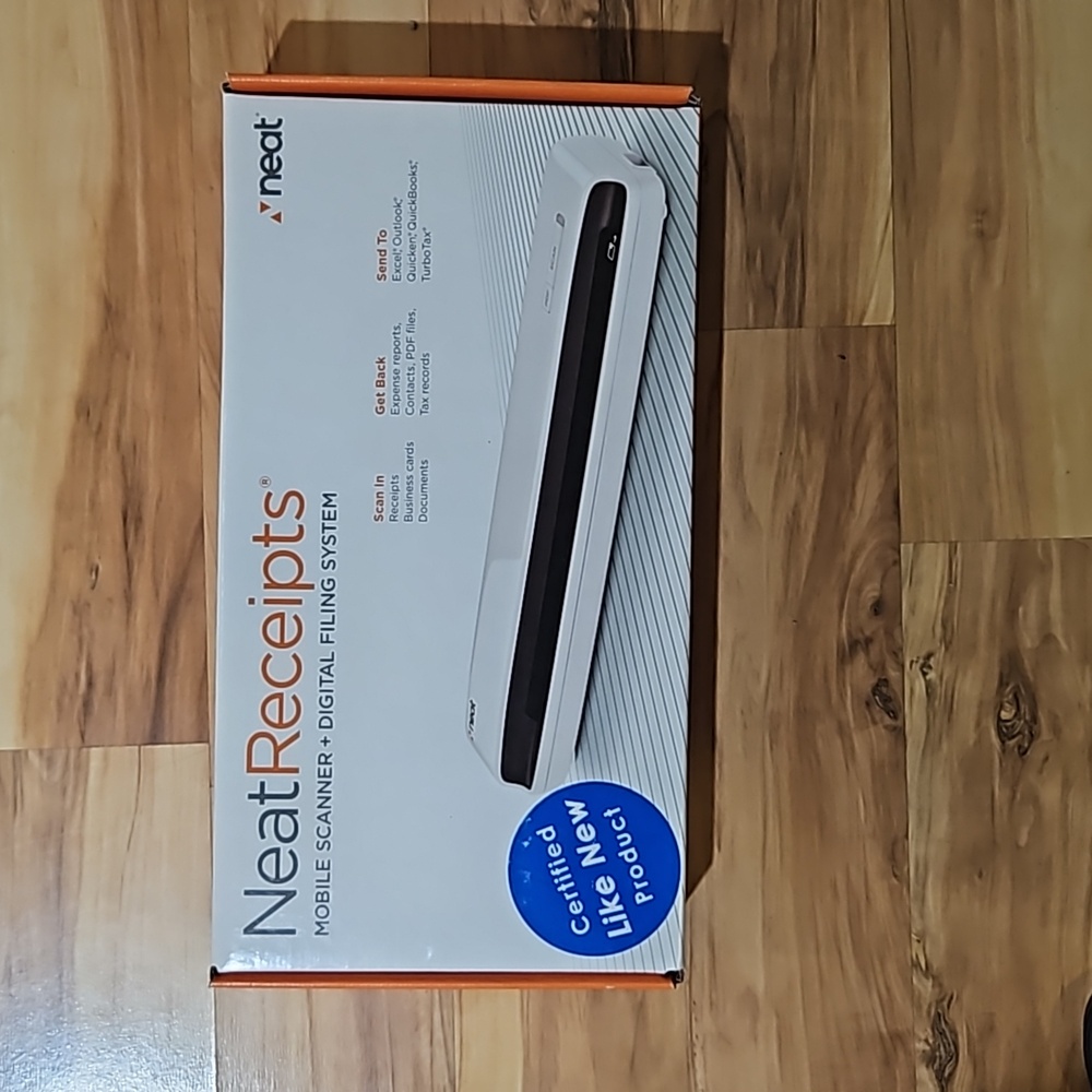 Neat Receipts Documents Mobile Scanner with USB Cable / Instructions